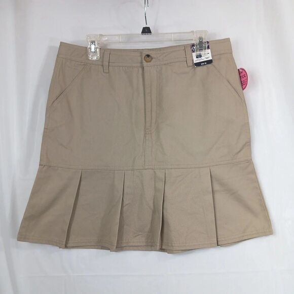 French Toast Other - @ School By French Toast Skirt Girls Size 20 Tan Pleated At Hem